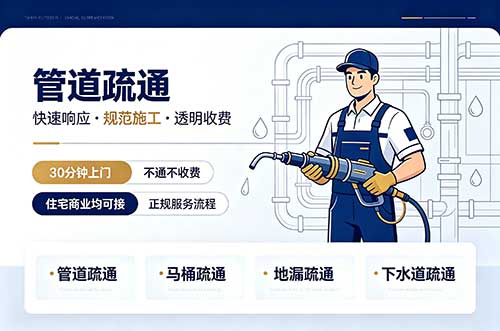 汉中管道疏通