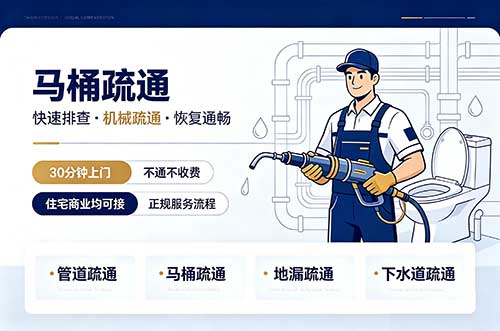 汉中马桶疏通